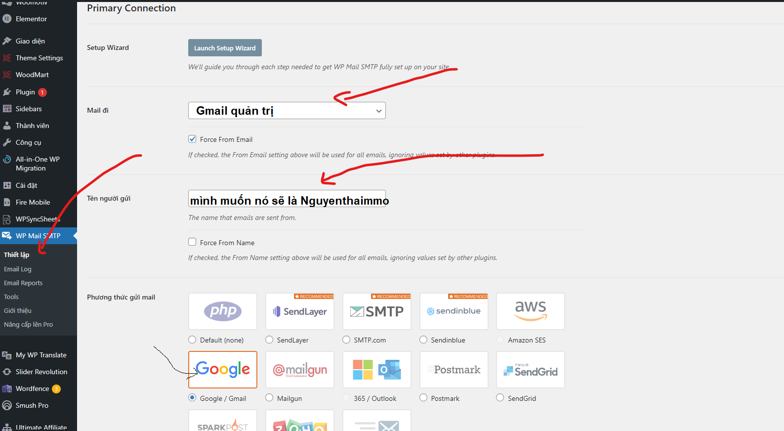Cách Cài Smtp Bằng Api Bằng Gmail Smtp Server Trên WordPress