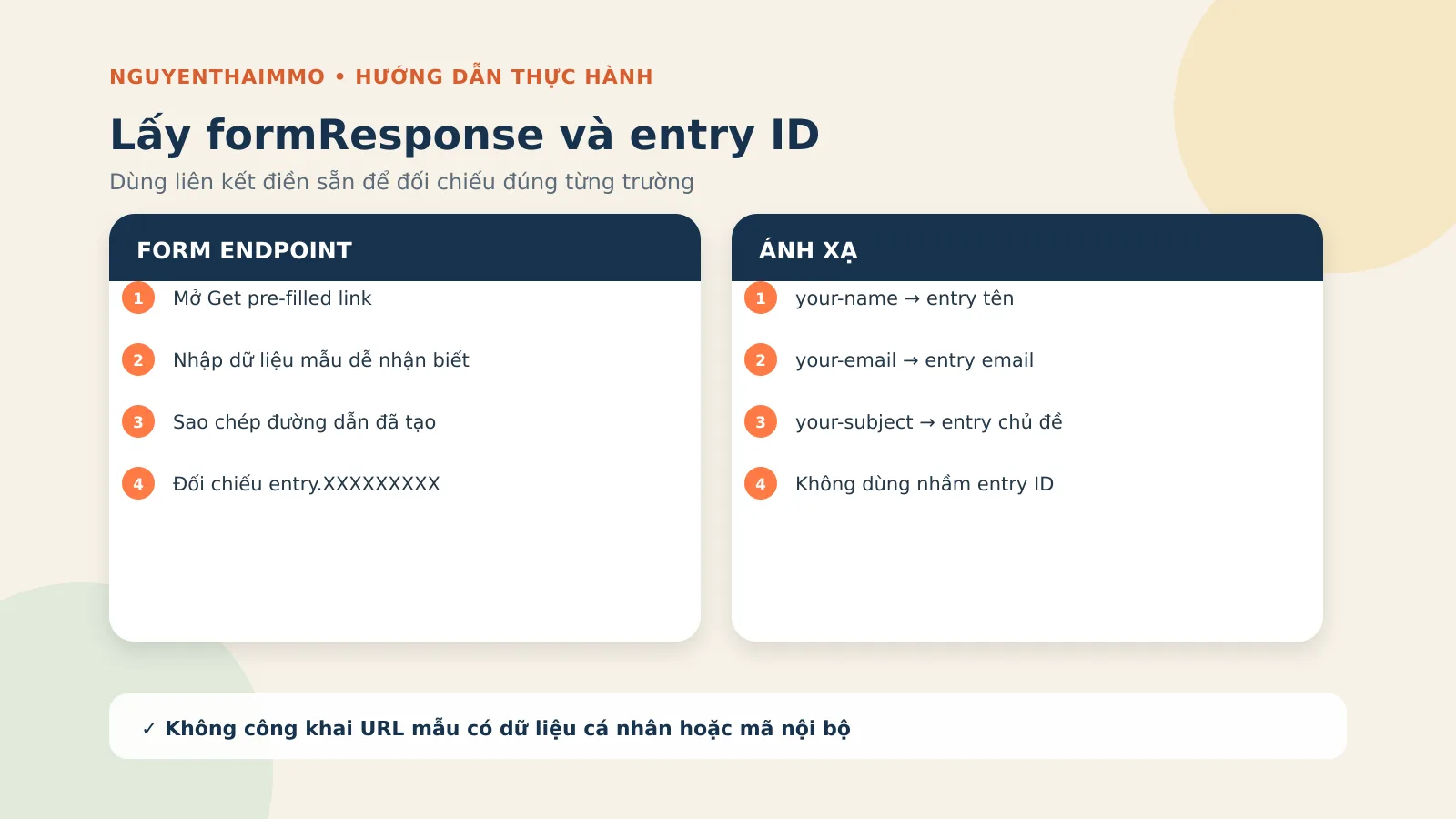 Gửi Dữ Liệu Contact Form 7 Về Google Sheets Không Plugin 4 Cách lấy formResponse và entry ID để ánh xạ trường Contact Form 7