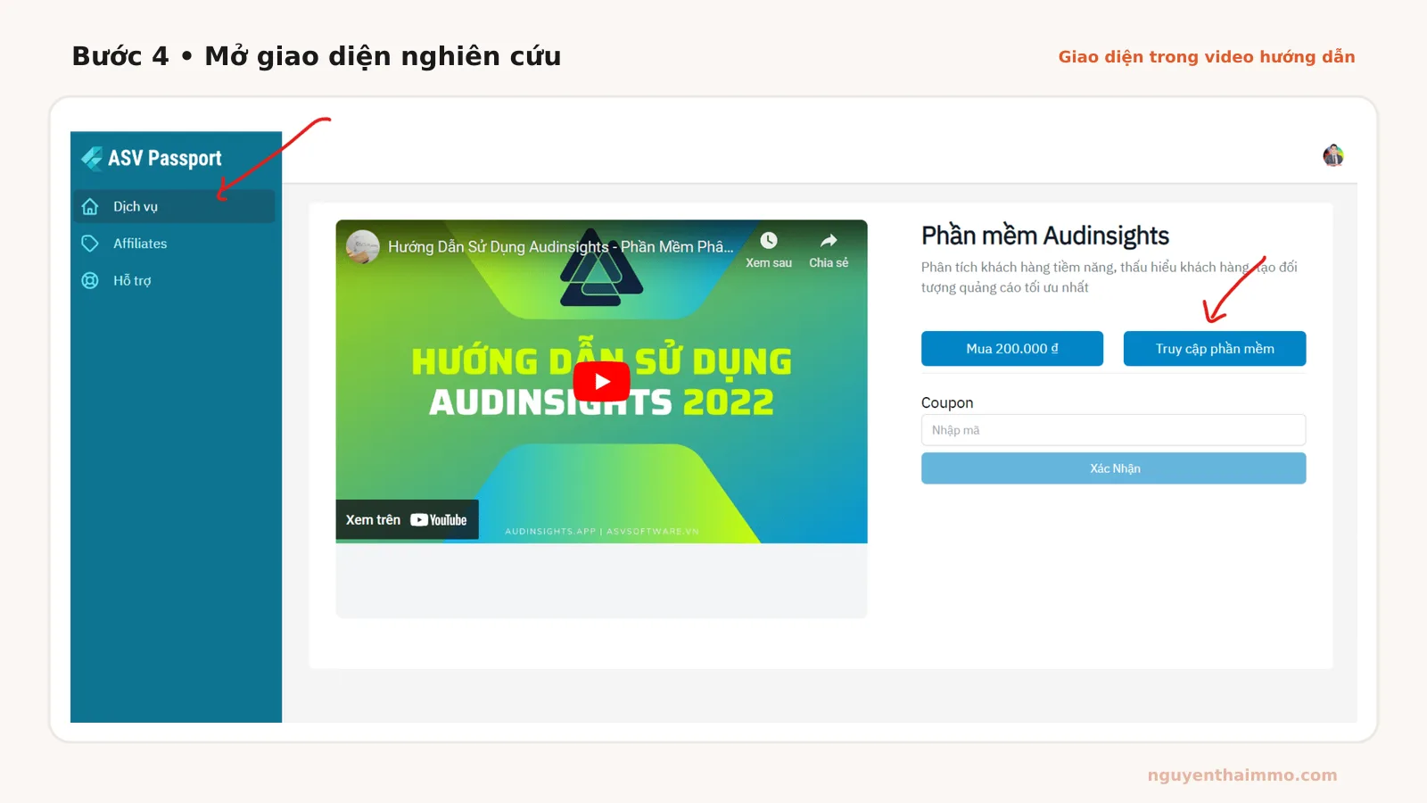 Cách Nghiên Cứu Đối Thủ Để Chạy Facebook Ads 10 Giao diện công cụ nghiên cứu đối thủ Facebook Ads — NguyenThaiMMO