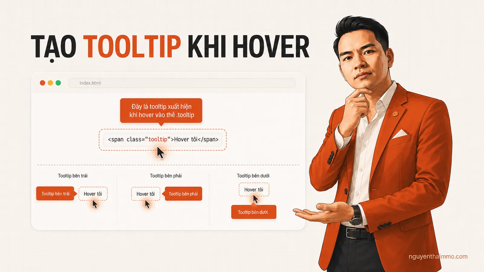 Code tạo tooltip khi hover bằng CSS — NguyenThaiMMO