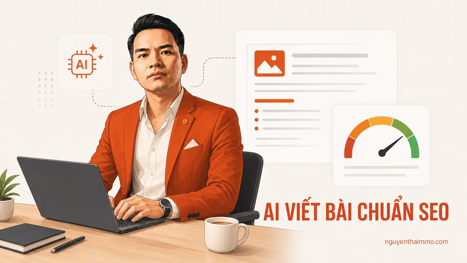 Công cụ AI viết bài chuẩn SEO trên website — NguyenThaiMMO