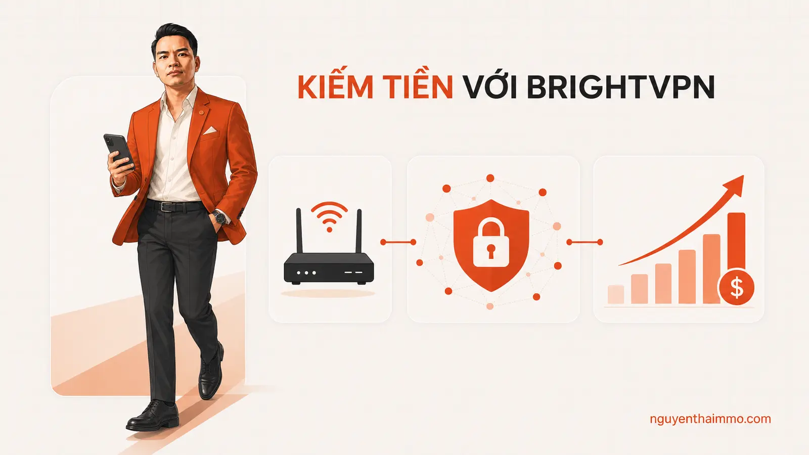 Cách kiếm tiền với app BrightVPN như thế nào 7 Cách kiếm tiền với ứng dụng BrightVPN — NguyenThaiMMO