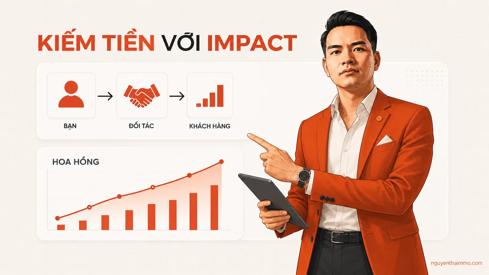 Cách đăng ký tài khoản Impact kiếm tiền 8 Cách đăng ký tài khoản Impact và kiếm tiền affiliate — NguyenThaiMMO