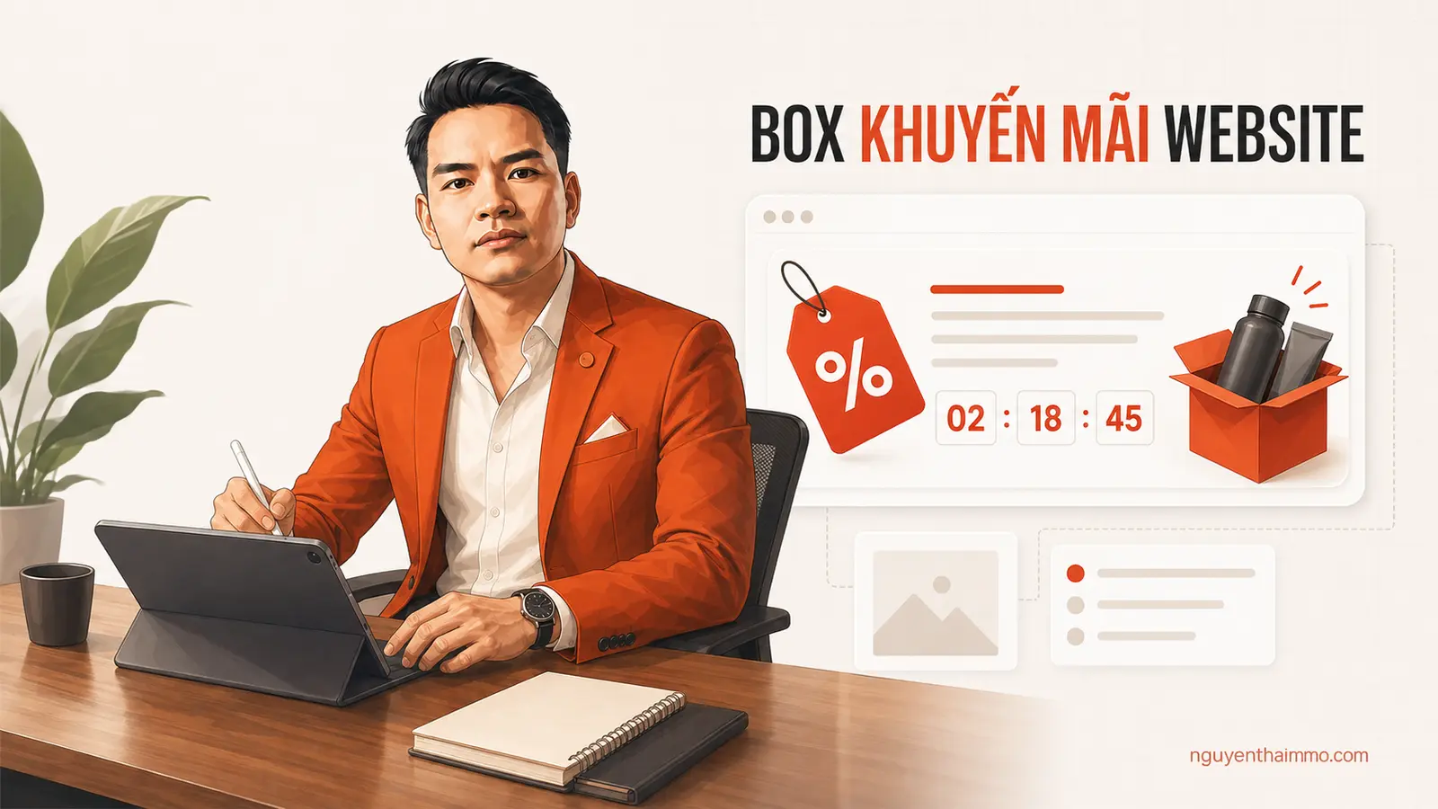 Thiết kế box khuyến mãi cho website — NguyenThaiMMO