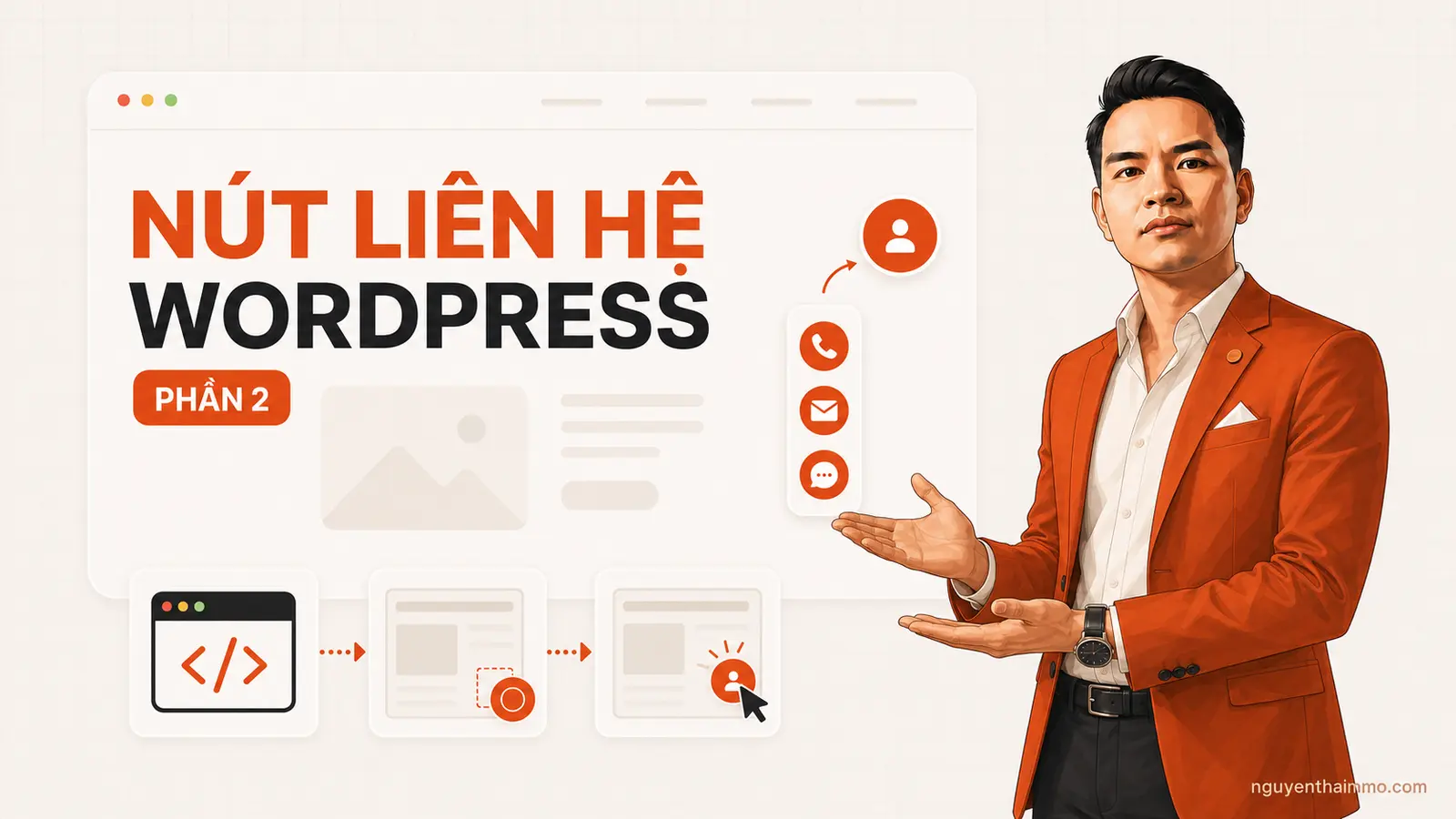 Code nút liên hệ website WordPress phần 2 — NguyenThaiMMO