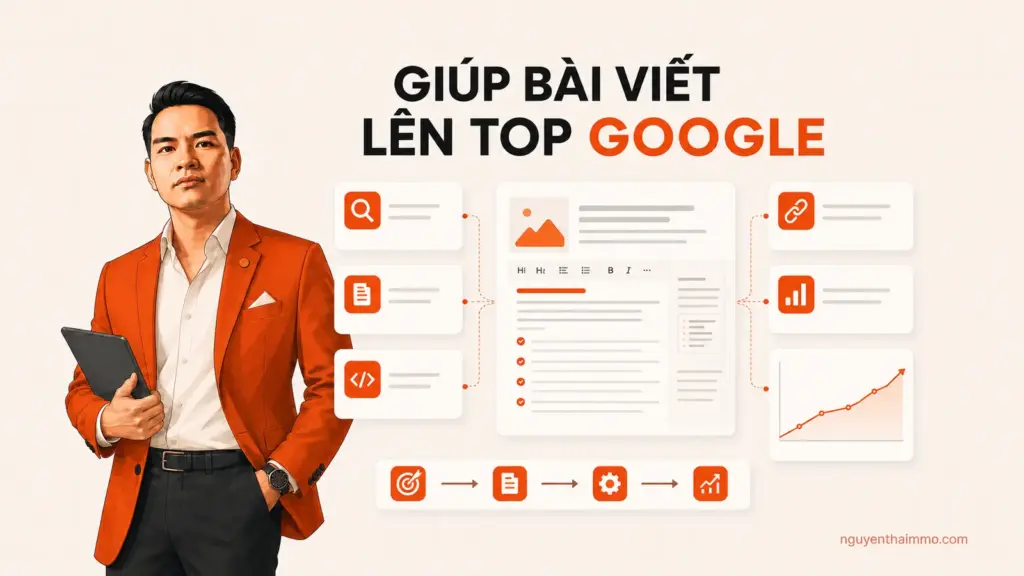 Cách giúp bài viết của bạn dễ dàng lên top Google 3 Cover cách giúp bài viết lên top Google — NguyenThaiMMO