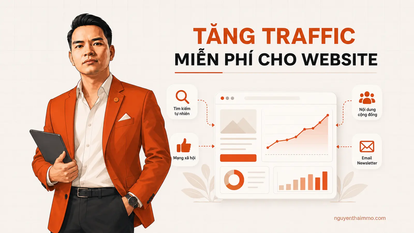 Cách tăng traffic miễn phí cho Website làm Affiliate Marketing 14 Cover cách tăng traffic miễn phí cho website Affiliate Marketing — NguyenThaiMMO