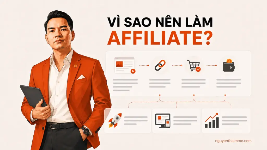 Lý do tại sao bạn nên kiếm tiền với affiliate marketing? 7 Cover lý do nên làm Affiliate Marketing — NguyenThaiMMO