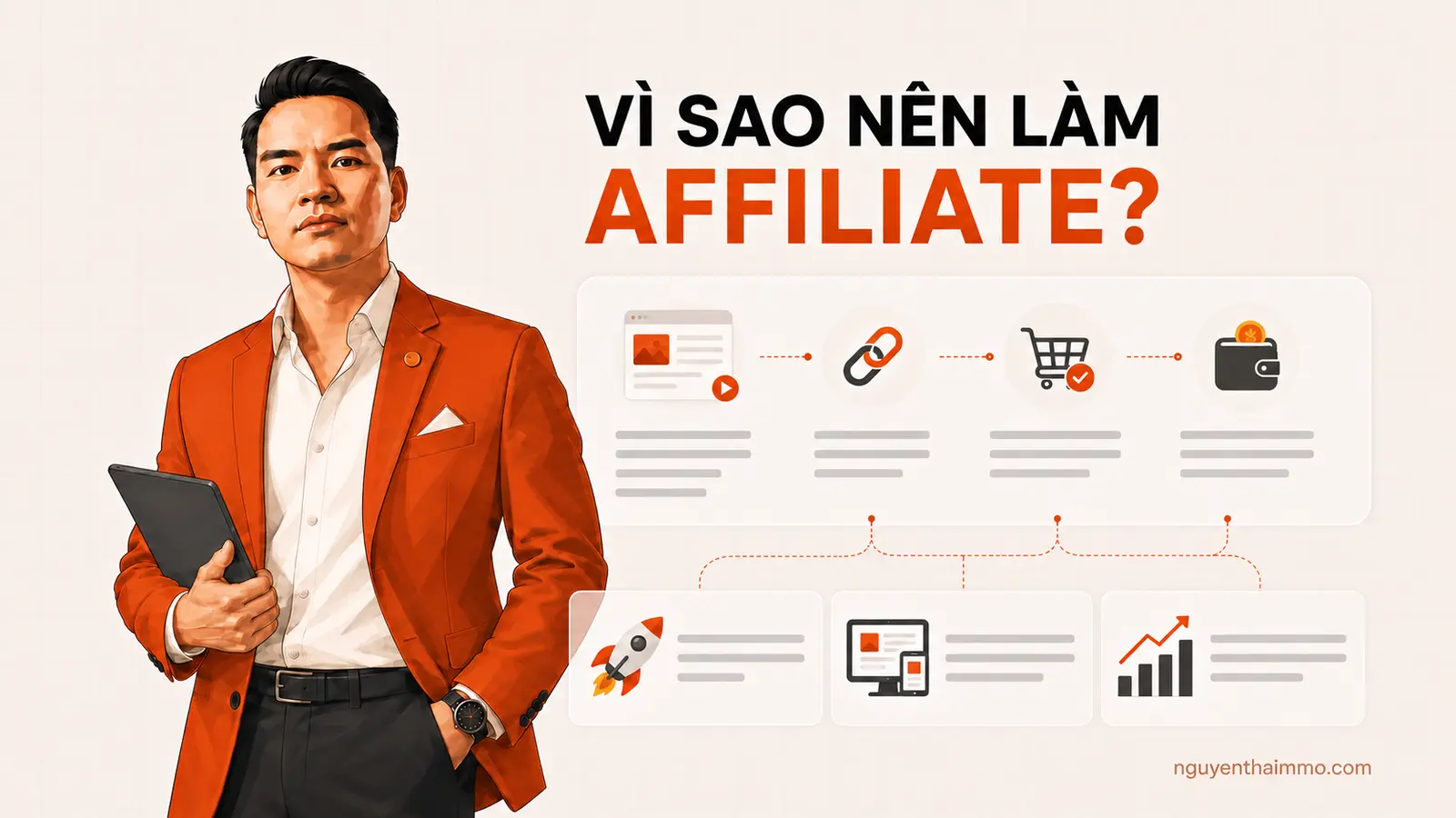 Cover lý do nên làm Affiliate Marketing — NguyenThaiMMO