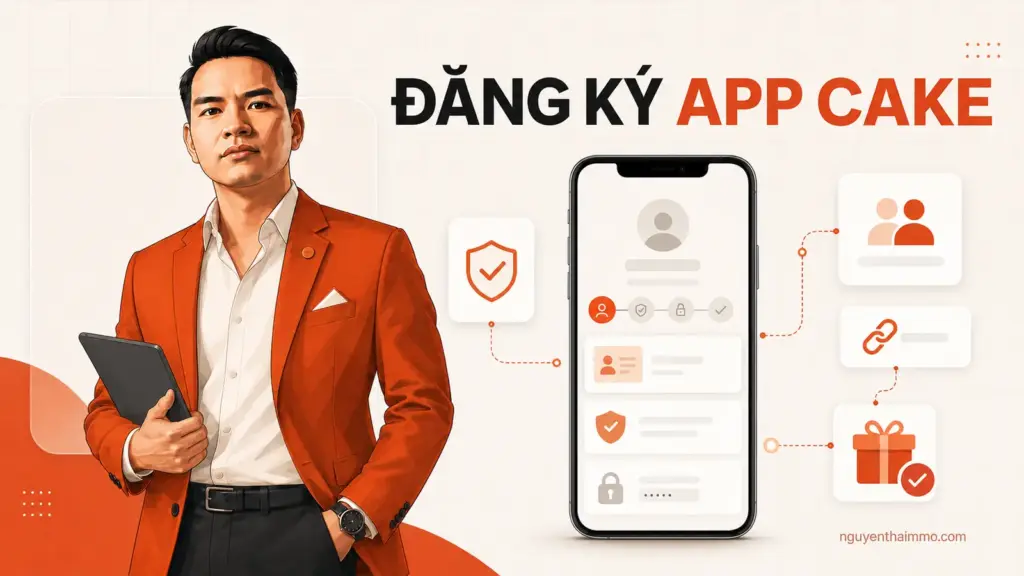 Hướng dẫn đăng ký App CaKe và kiếm tiền cùng với App CaKe 6 Cover hướng dẫn đăng ký App CaKe — NguyenThaiMMO