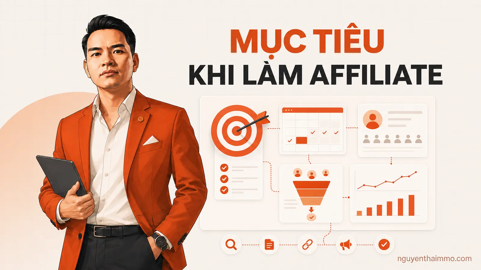 Mục tiêu giúp bạn kiếm tiền với affiliate là gì ? 7 Cover mục tiêu khi làm Affiliate Marketing — NguyenThaiMMO
