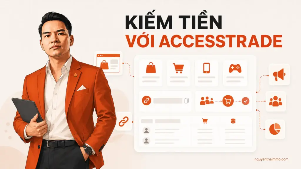 Kiếm tiền với AccessTrade 11 Cover kiếm tiền với AccessTrade — NguyenThaiMMO