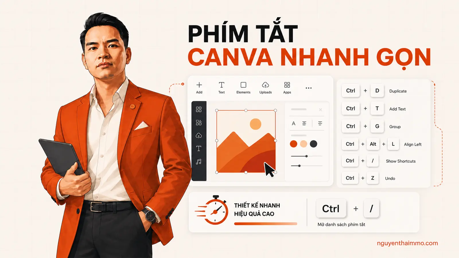 Các phím tắt Canva giúp thiết kế nhanh và hiệu quả — NguyenThaiMMO