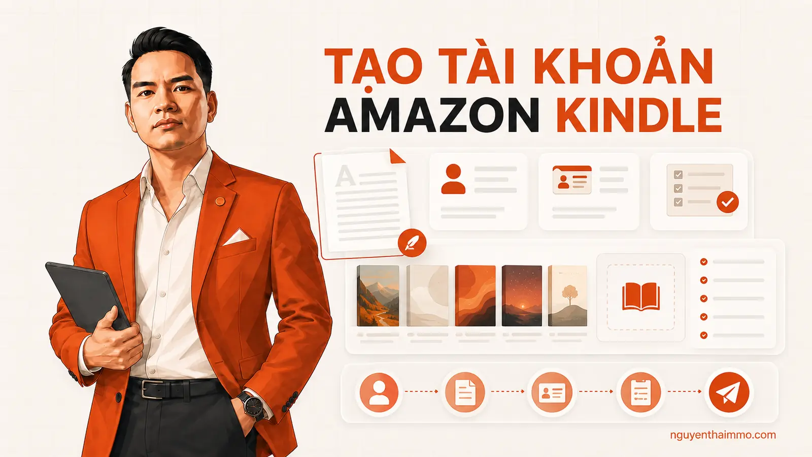 Tạo tài khoản trên Amazon Kindle 5 Hướng dẫn tạo tài khoản Amazon Kindle để xuất bản sách — NguyenThaiMMO