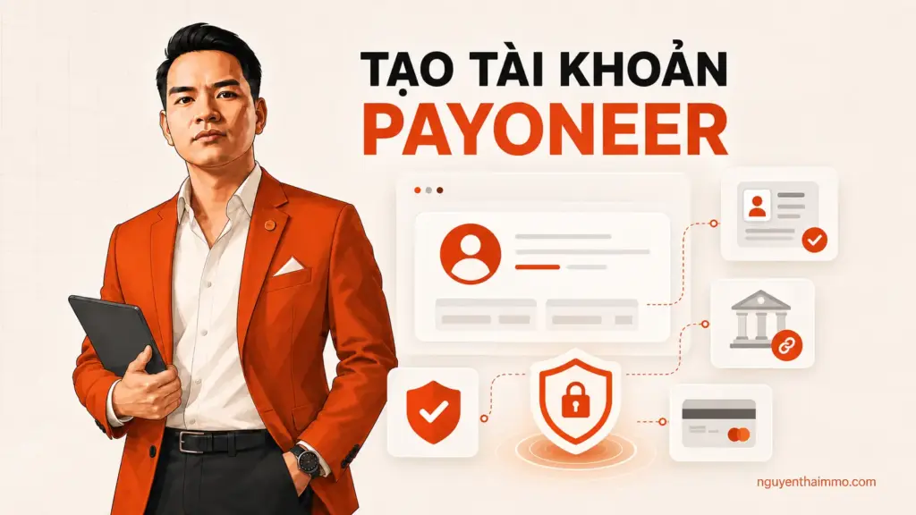 Tạo tài khoản Payoneer mới 6 Hướng dẫn tạo tài khoản Payoneer và xác minh an toàn — NguyenThaiMMO