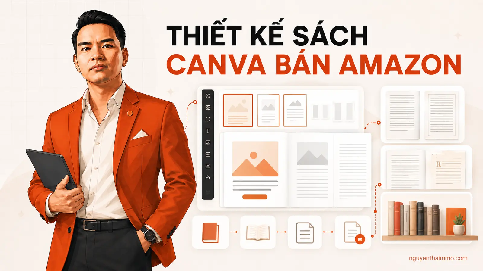 Thiết kế sách bằng Canva để xuất bản trên Amazon — NguyenThaiMMO
