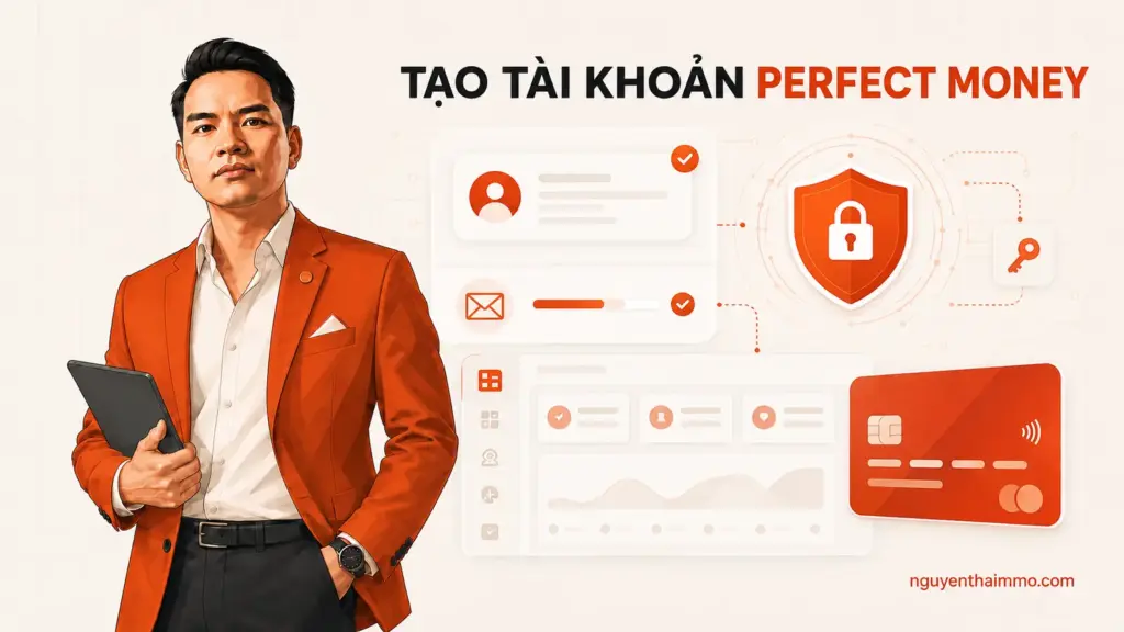Hướng dẫn tạo tài khoản Perfect Money mới 8 Hướng dẫn tạo tài khoản Perfect Money và thiết lập bảo mật — NguyenThaiMMO