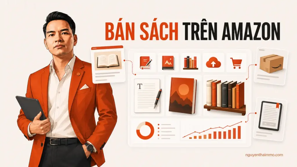 Cách tạo ra thu nhập thụ động bán sách Amazon và kiếm 100$ hàng tháng 9 Quy trình thiết kế và bán sách trên Amazon — NguyenThaiMMO