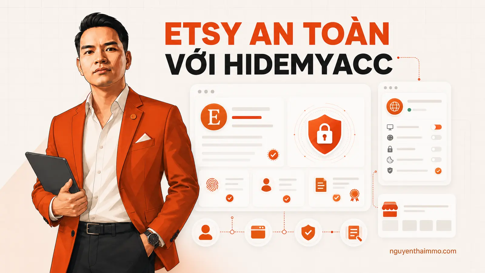 Cách tạo tài khoản Esty an toàn mới với Hidemyacc 7 Cách tạo và quản lý tài khoản Etsy an toàn với HideMyAcc — NguyenThaiMMO