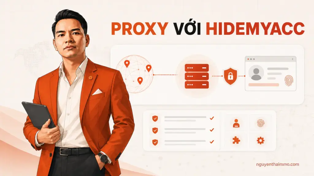 Tích hợp Proxy với HideMyAcc để truy cập tài khoản nhất quán — NguyenThaiMMO