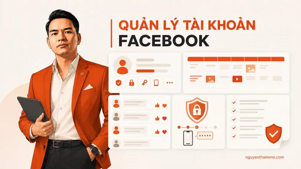 Cách quản lý tài khoản Facebook hiệu quả và bảo mật — NguyenThaiMMO