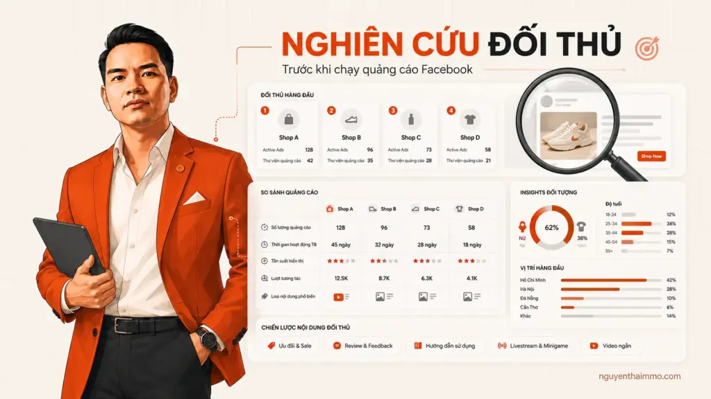 Dashboard nghiên cứu đối thủ để chạy quảng cáo Facebook — NguyenThaiMMO